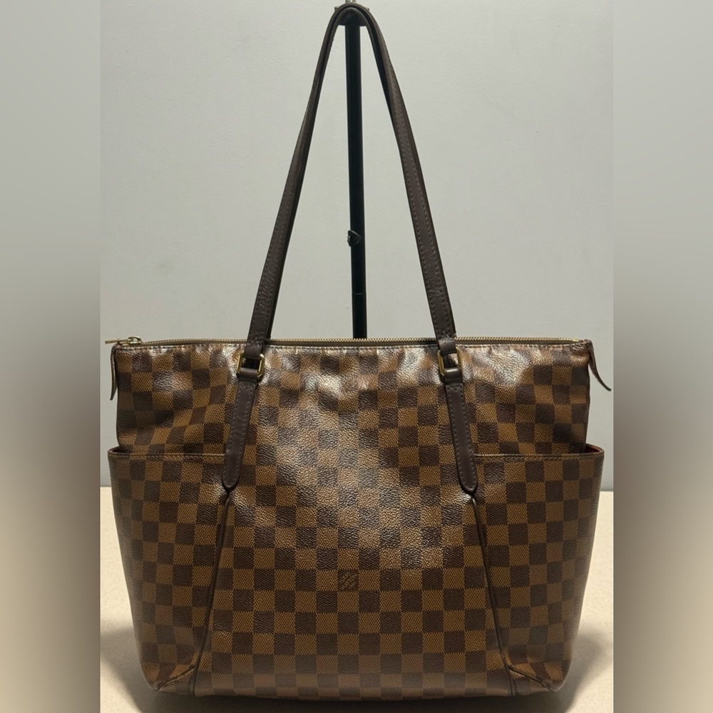 Louis Vuitton Totally MM Damier Ebene Canvas Tote Bag - Picture 2 of 16